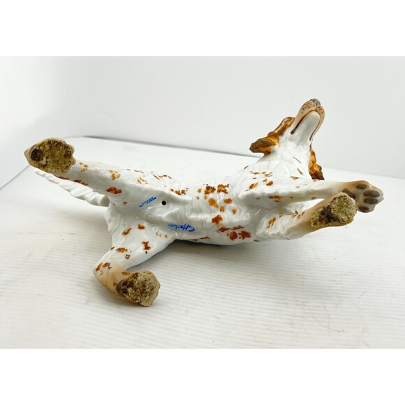C. Martinu ENGLISH IRISH Red & White SETTER Hunting Dog Porcelain Figurine SPAIN - Picture 6 of 13